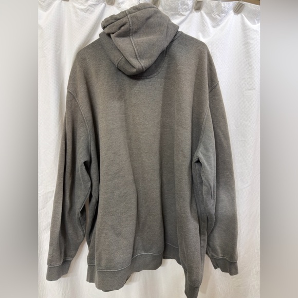 Carhartt Men's Midweight Original Fit Full-Zip Hooded Gray Sweatshirt Sz 4XL - Picture 5 of 6